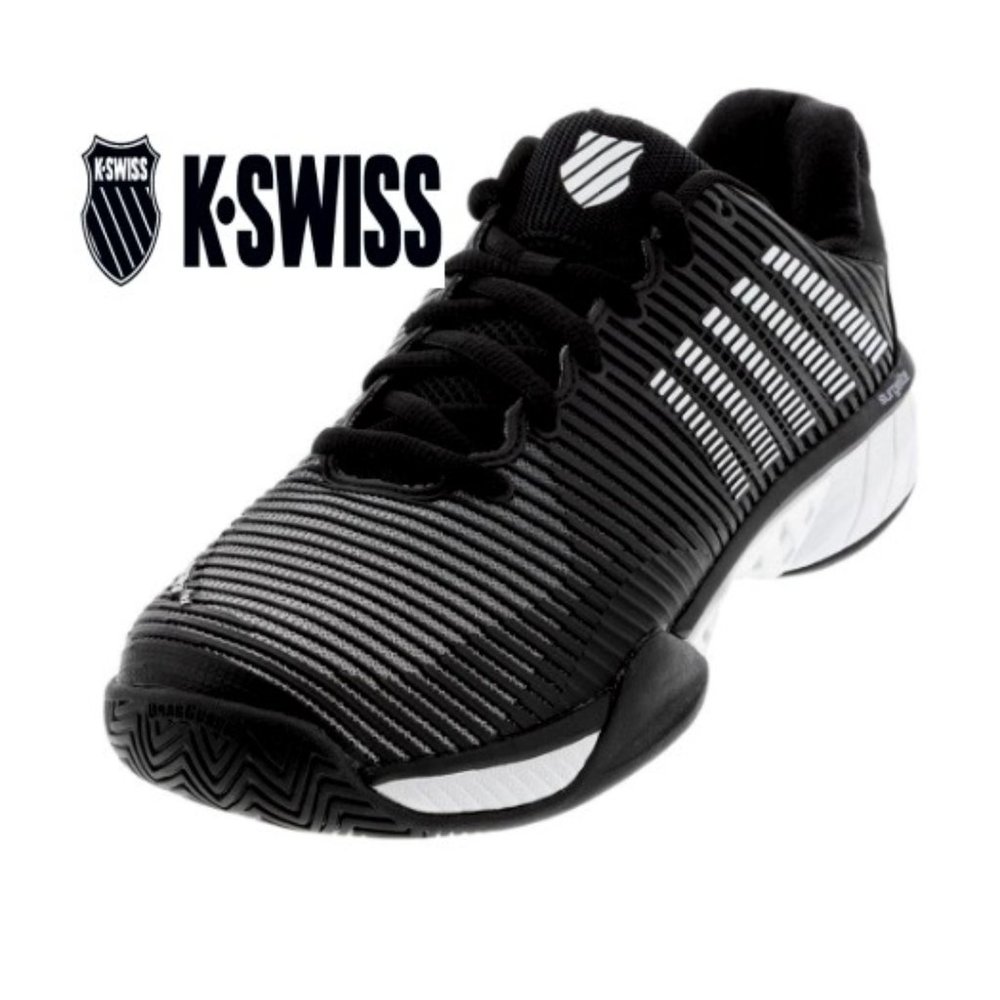 K- Swiss Men's Hypercourt Express Tennis Shoes Black White